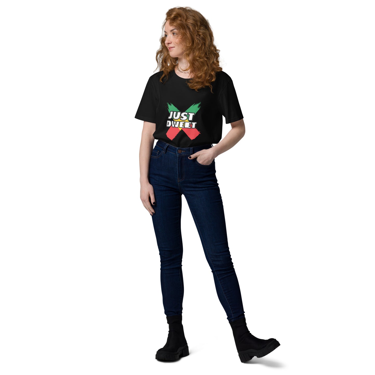 Unisex organic cotton "Just Dweet" t-shirt