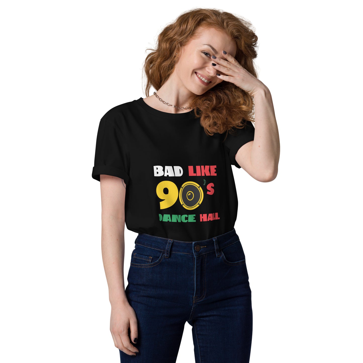 Unisex organic cotton "Bad like 90's" t-shirt