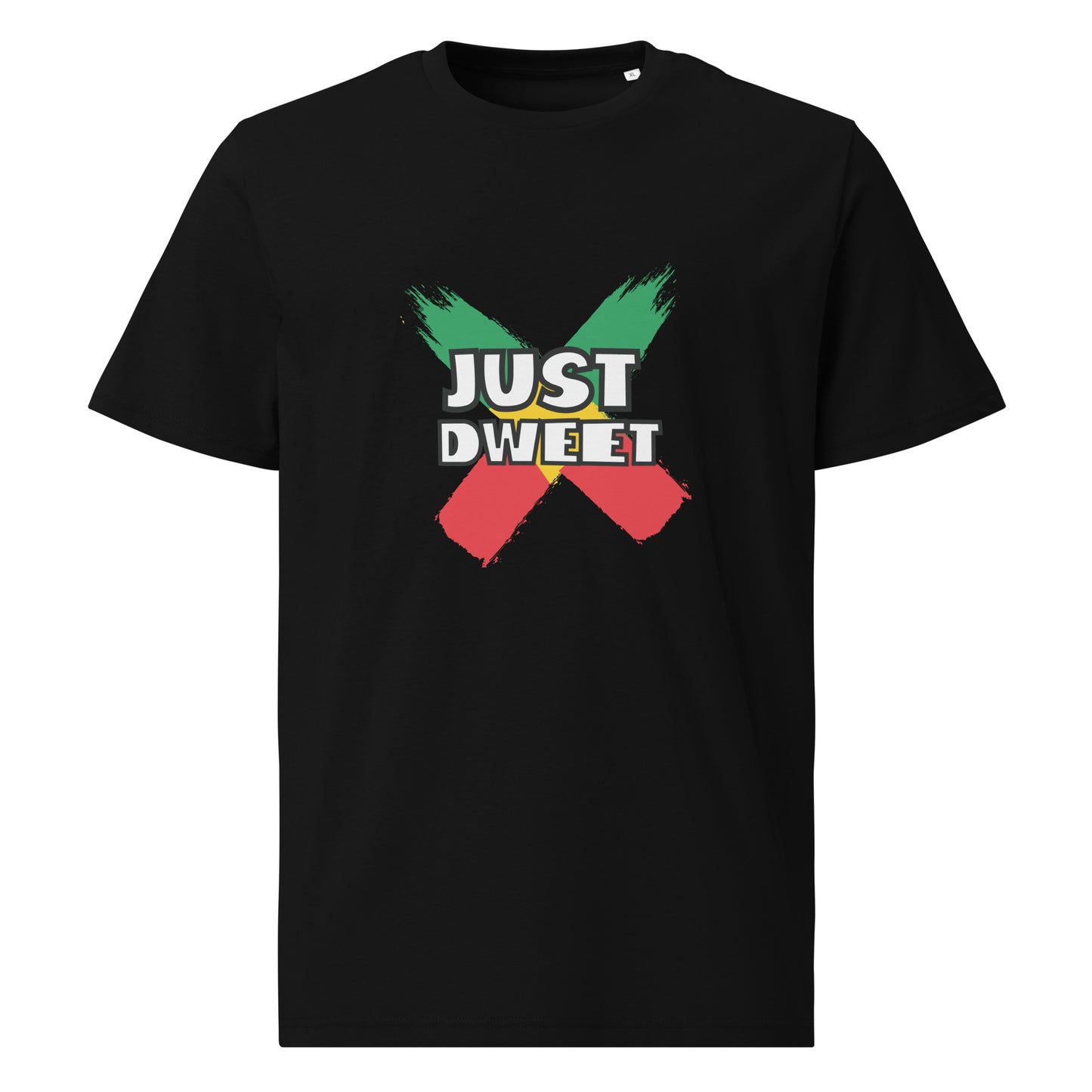 Unisex organic cotton "Just Dweet" t-shirt