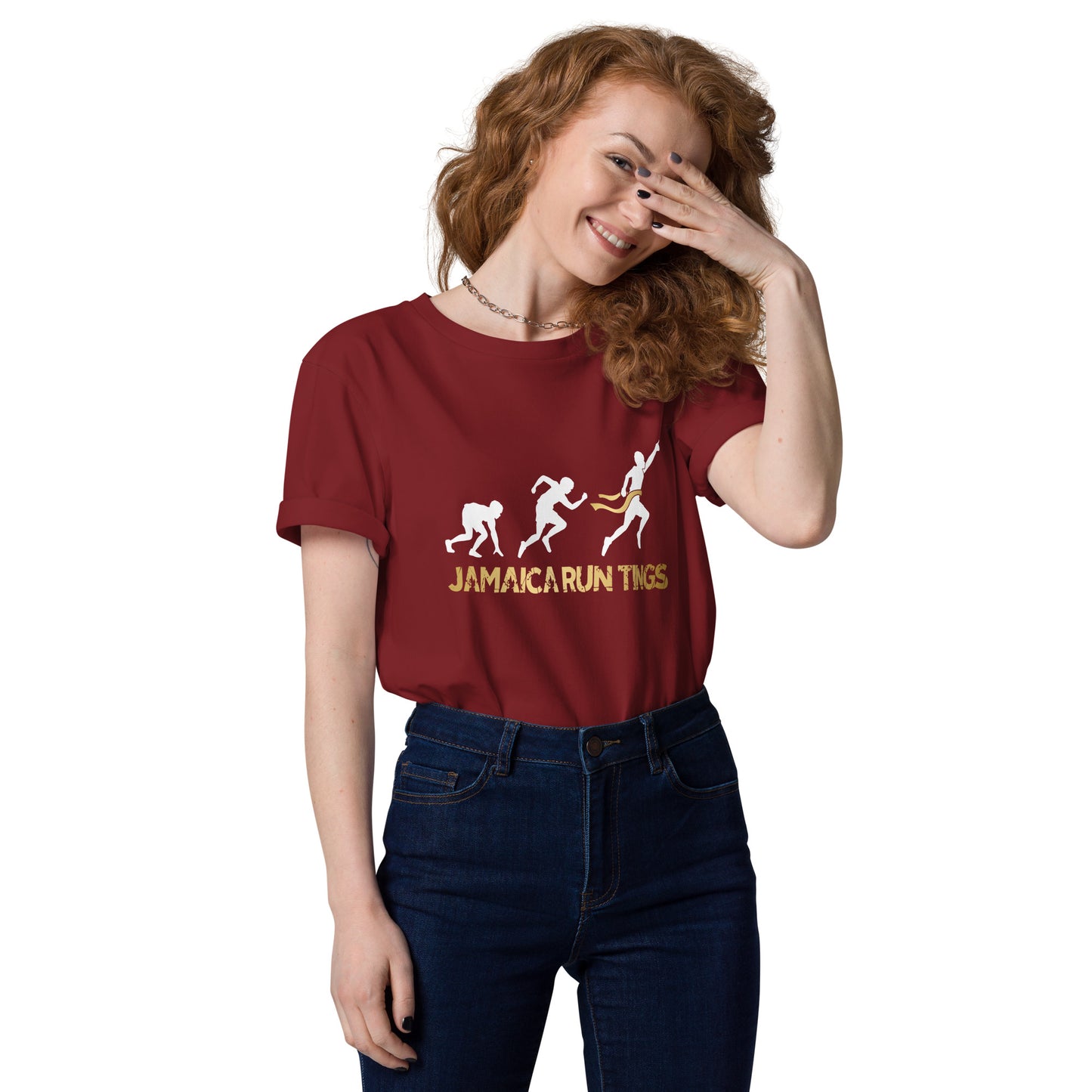 Jamaica Run Tings Unisex organic cotton t-shirt