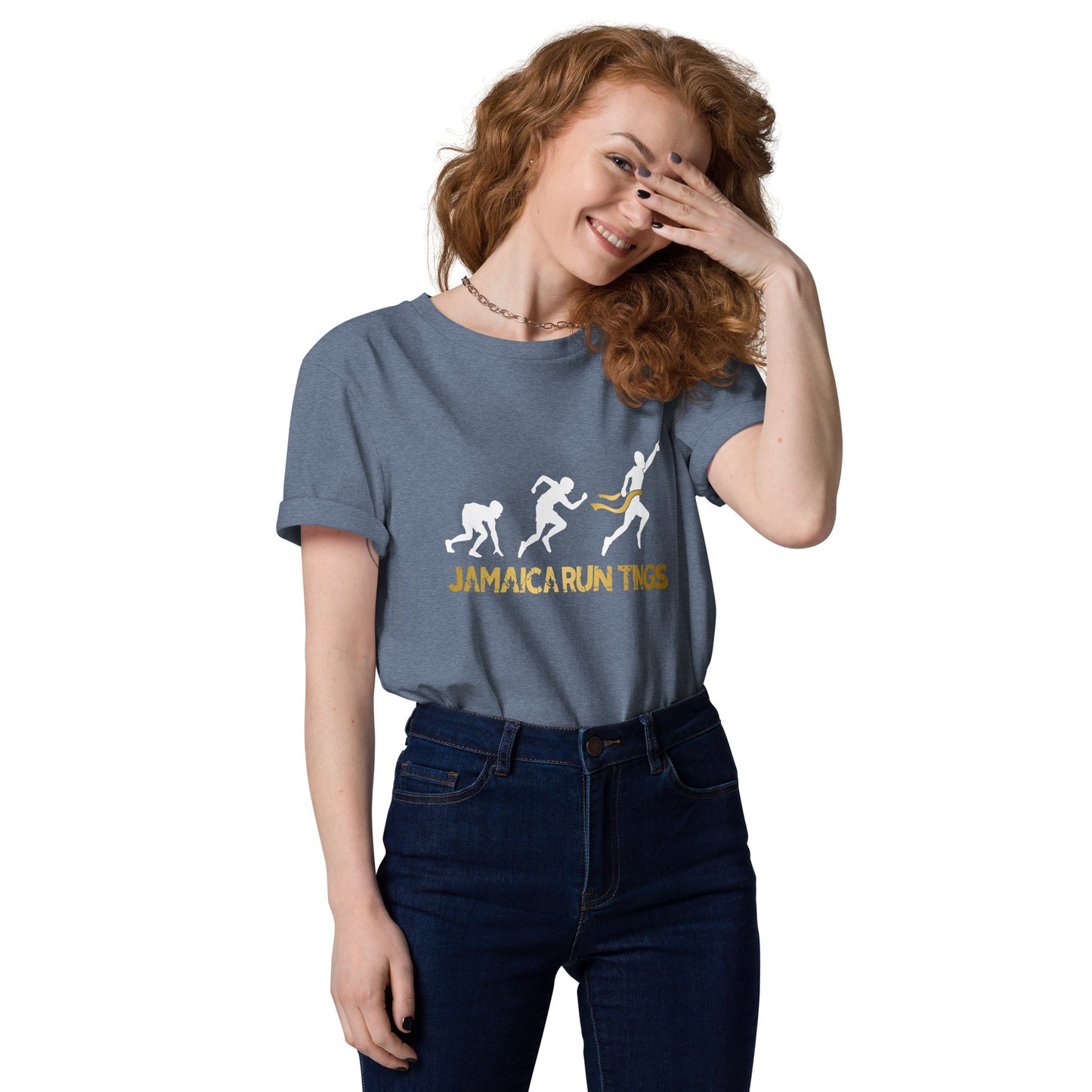 Jamaica Run Tings Unisex organic cotton t-shirt
