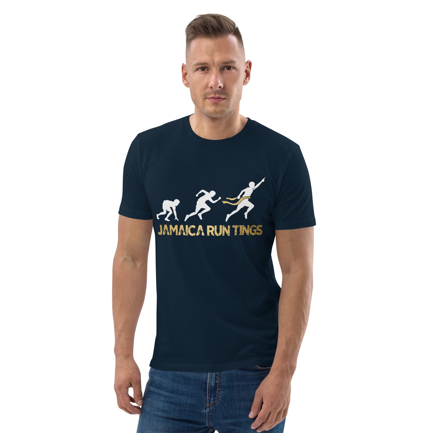 Jamaica Run Tings Unisex organic cotton t-shirt