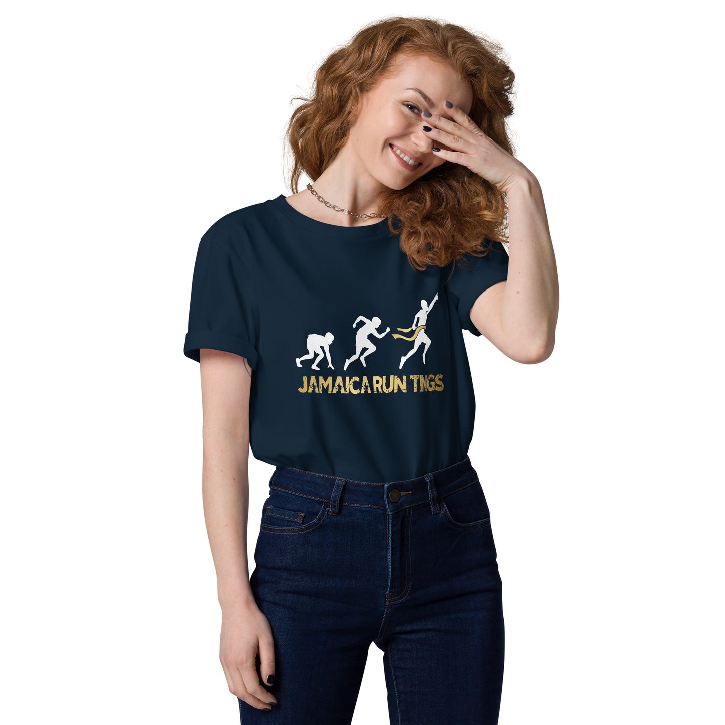 Jamaica Run Tings Unisex organic cotton t-shirt