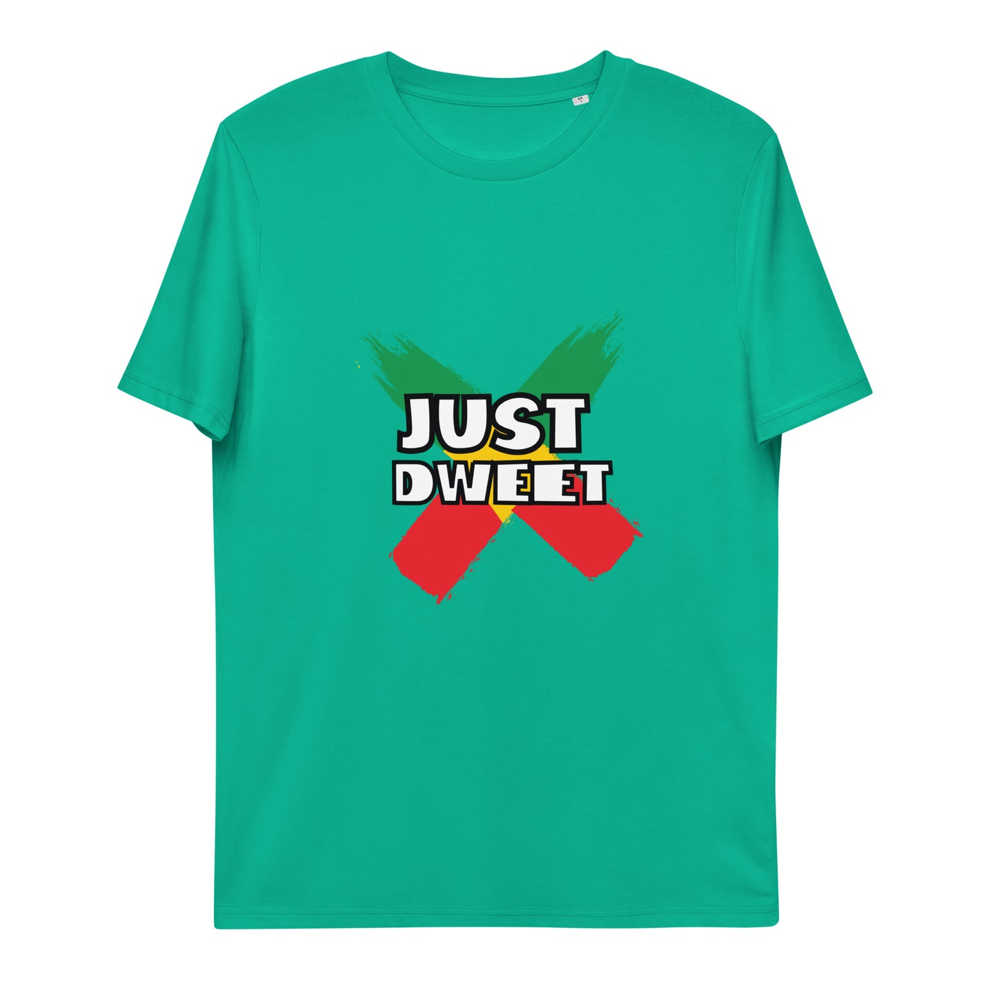 Unisex organic cotton "Just Dweet" t-shirt