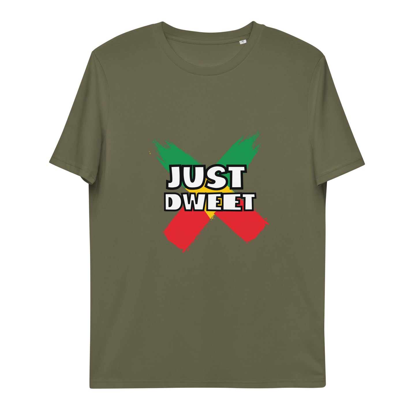 Unisex organic cotton "Just Dweet" t-shirt