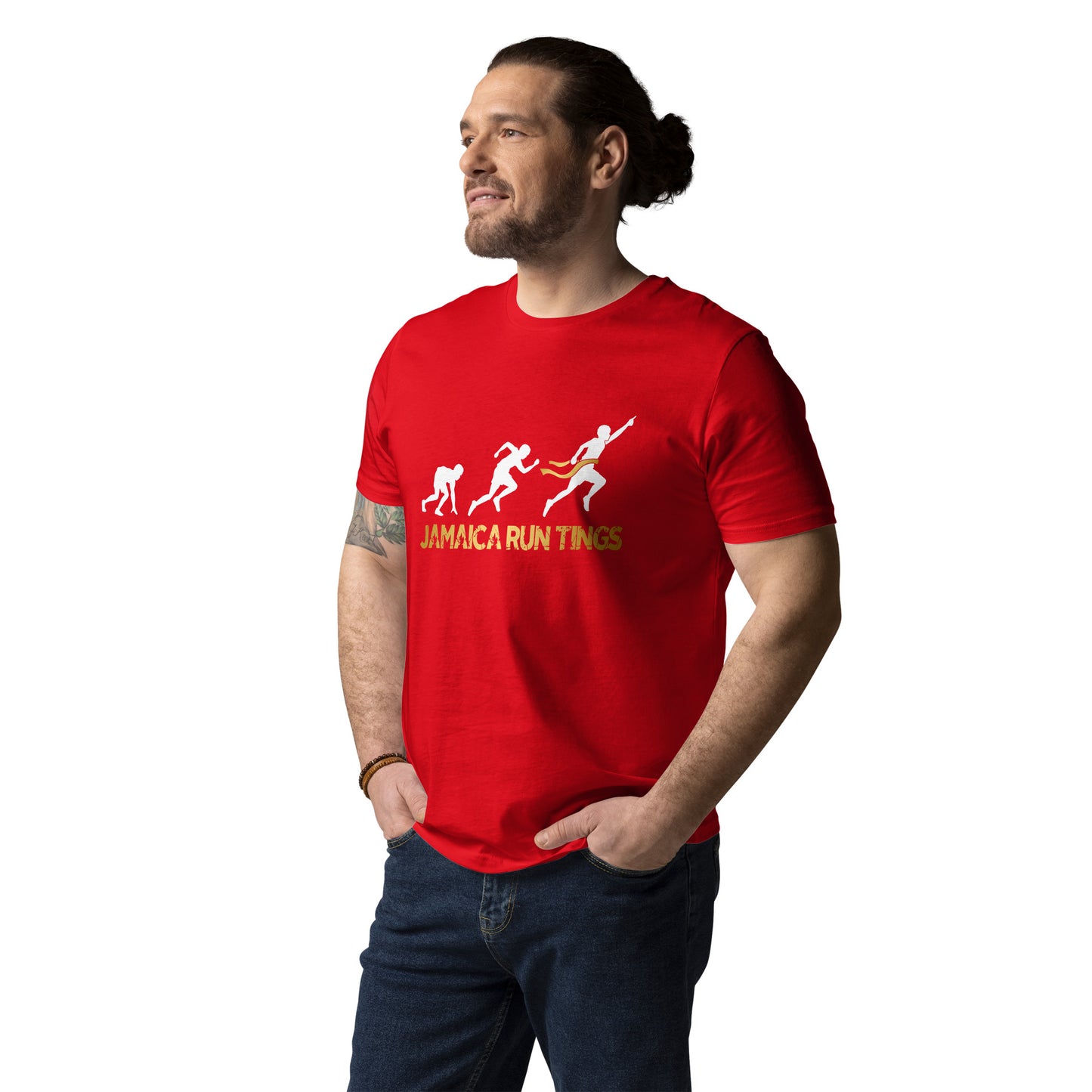 Jamaica Run Tings Unisex organic cotton t-shirt