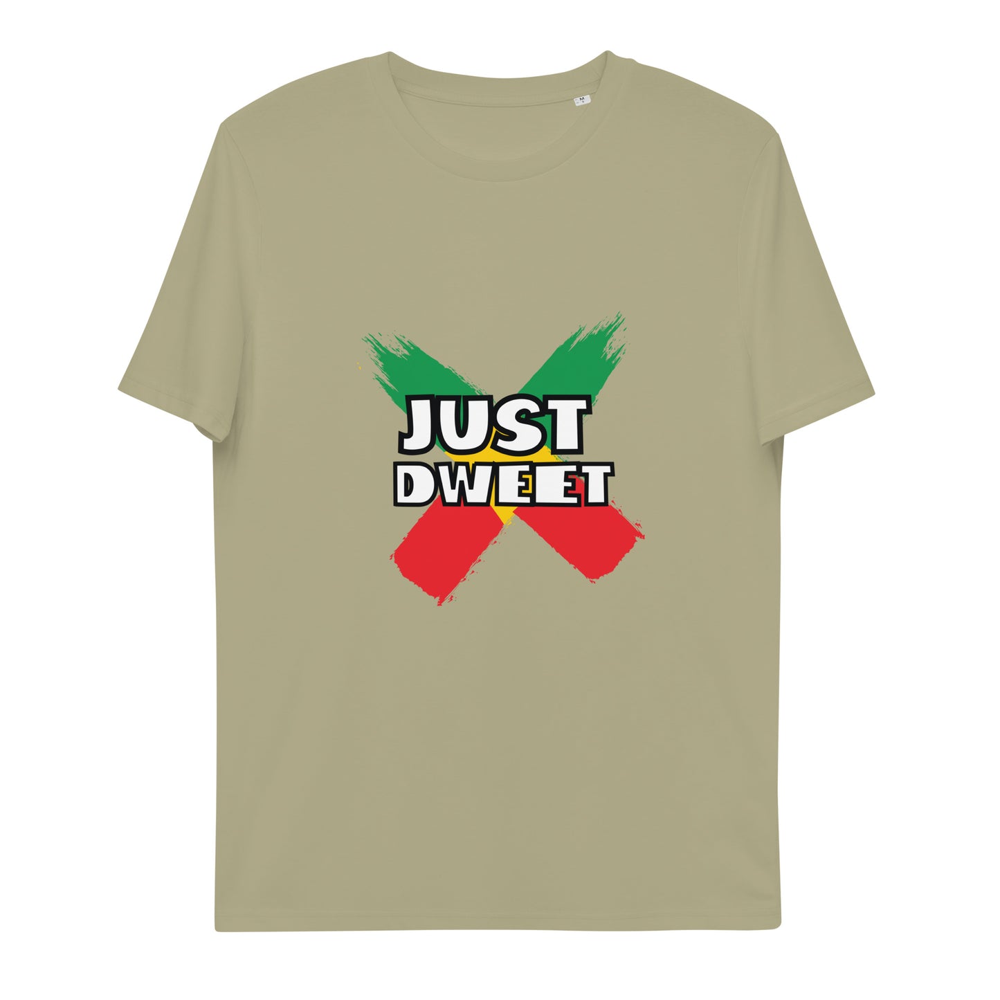 Unisex organic cotton "Just Dweet" t-shirt