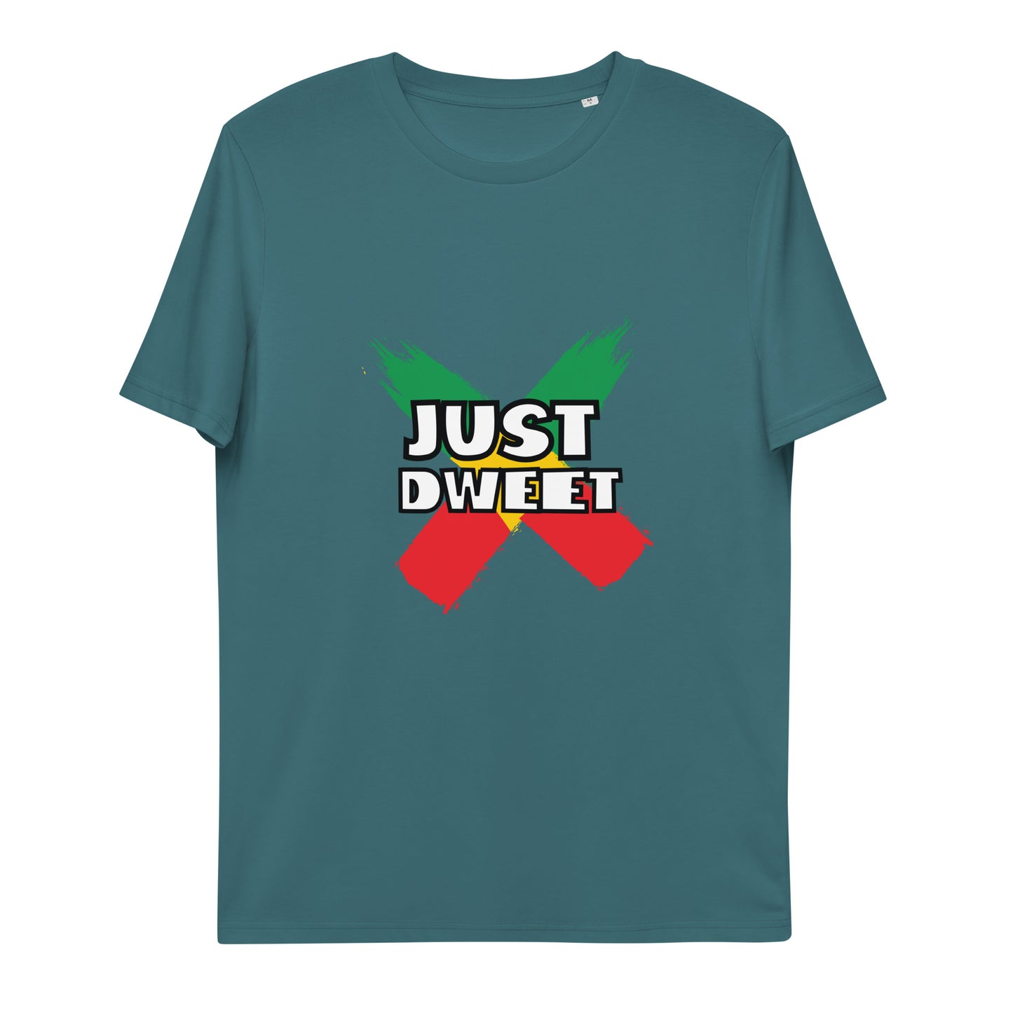Unisex organic cotton "Just Dweet" t-shirt