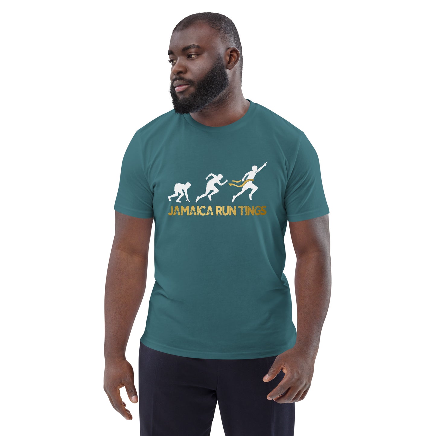 Jamaica Run Tings Unisex organic cotton t-shirt