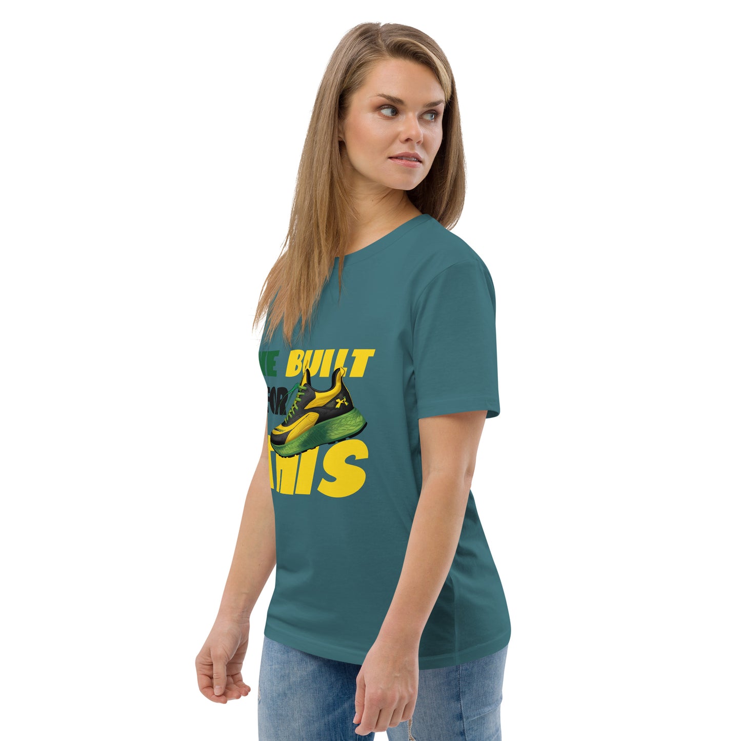 Unisex organic cotton 'Built For This" t-shirt