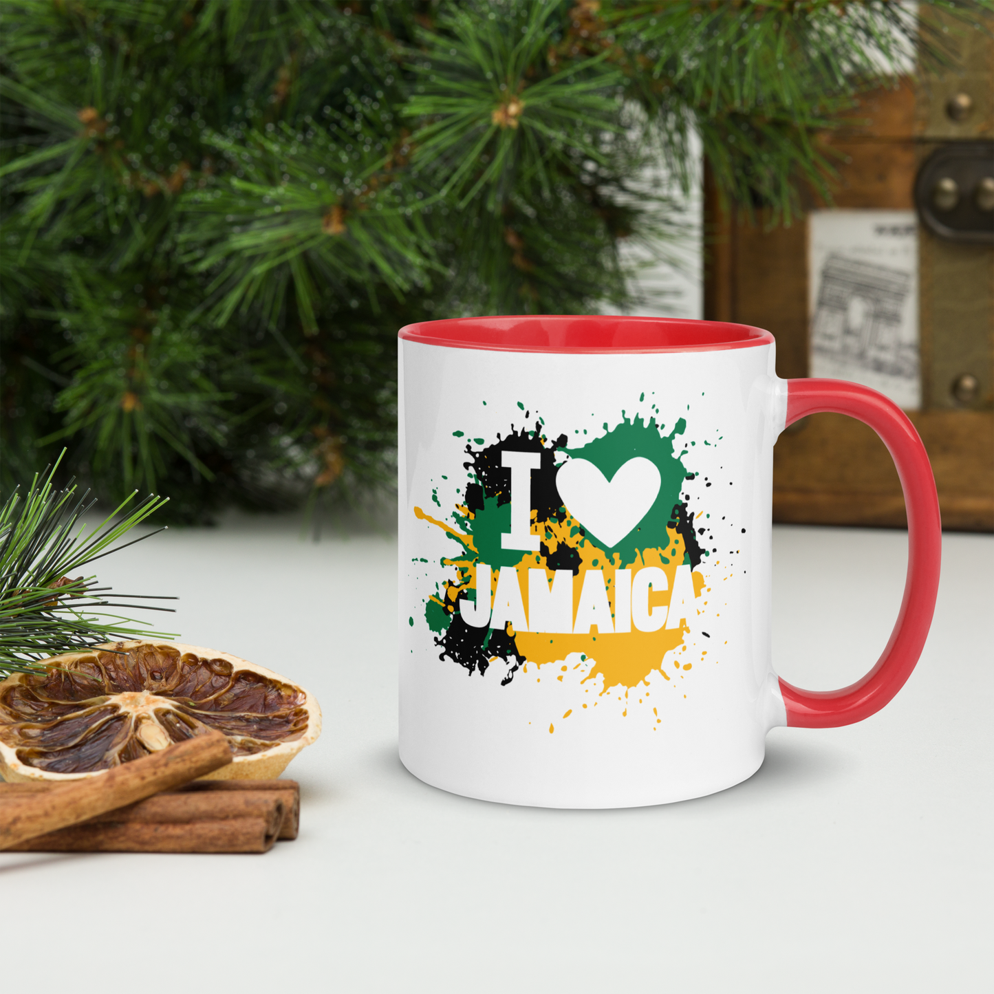 I love Jamaica Mug with Color Inside