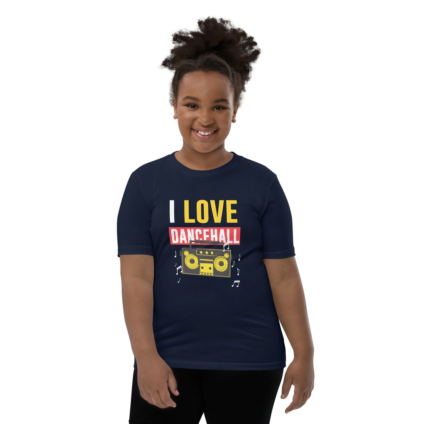 Youth Short Sleeve "I love Dancehall" T-Shirt