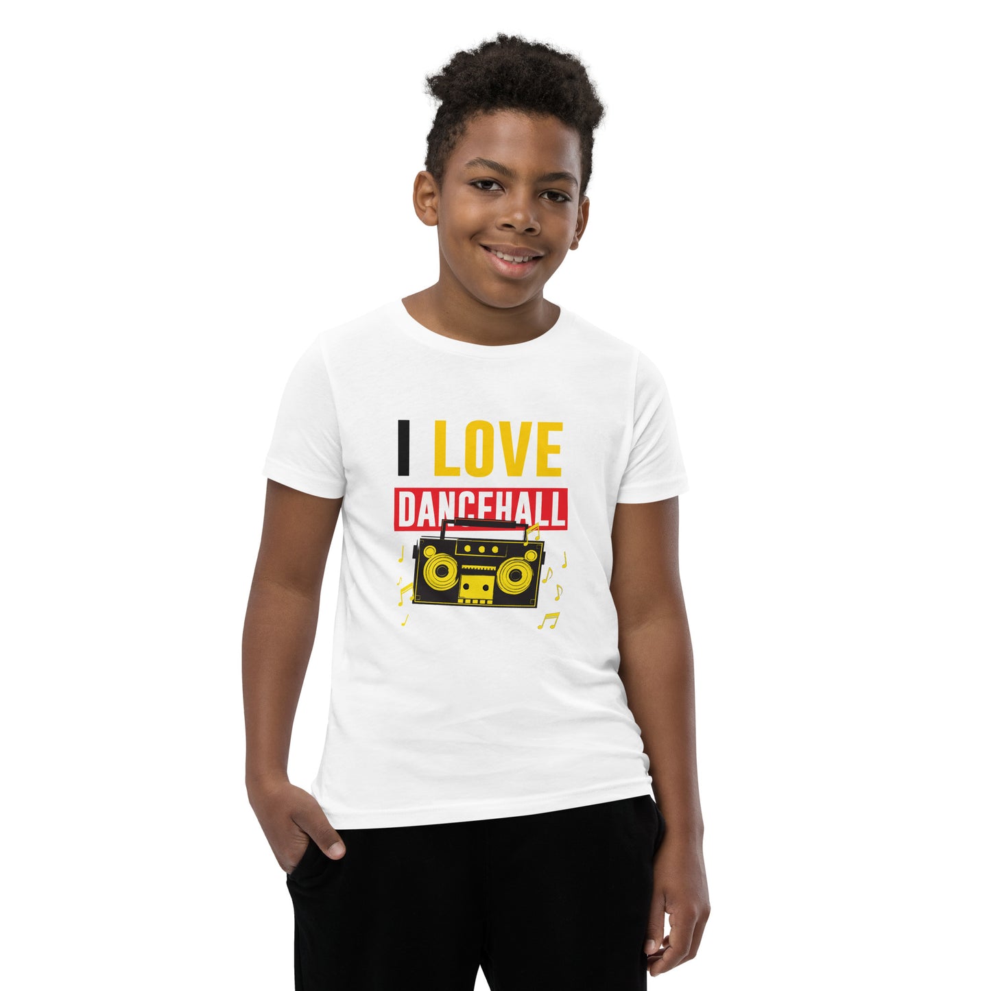 Youth Short Sleeve "I love Dancehall" T-Shirt