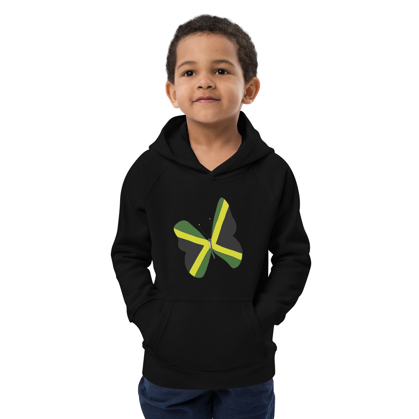 Kids eco "JA Butterfly" hoodie
