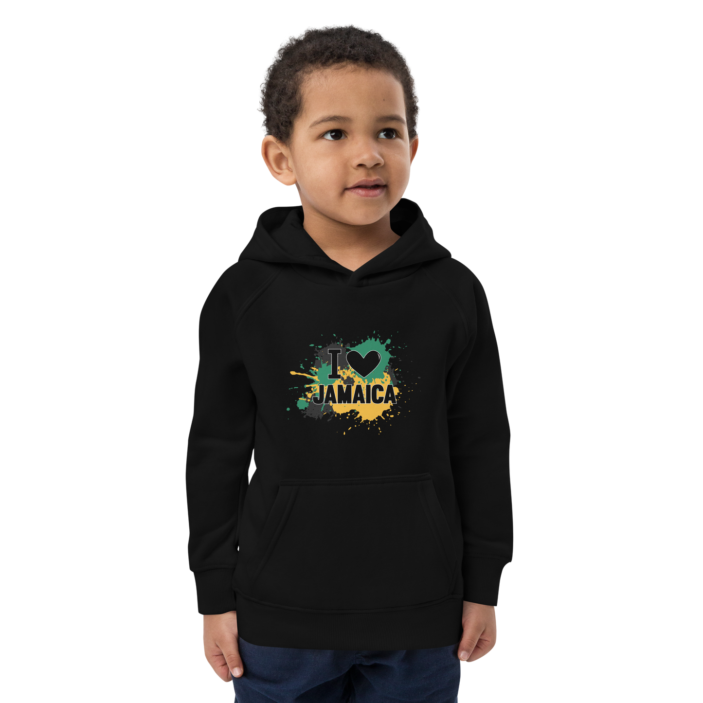 Kids eco "I <3 Jamaica" hoodie
