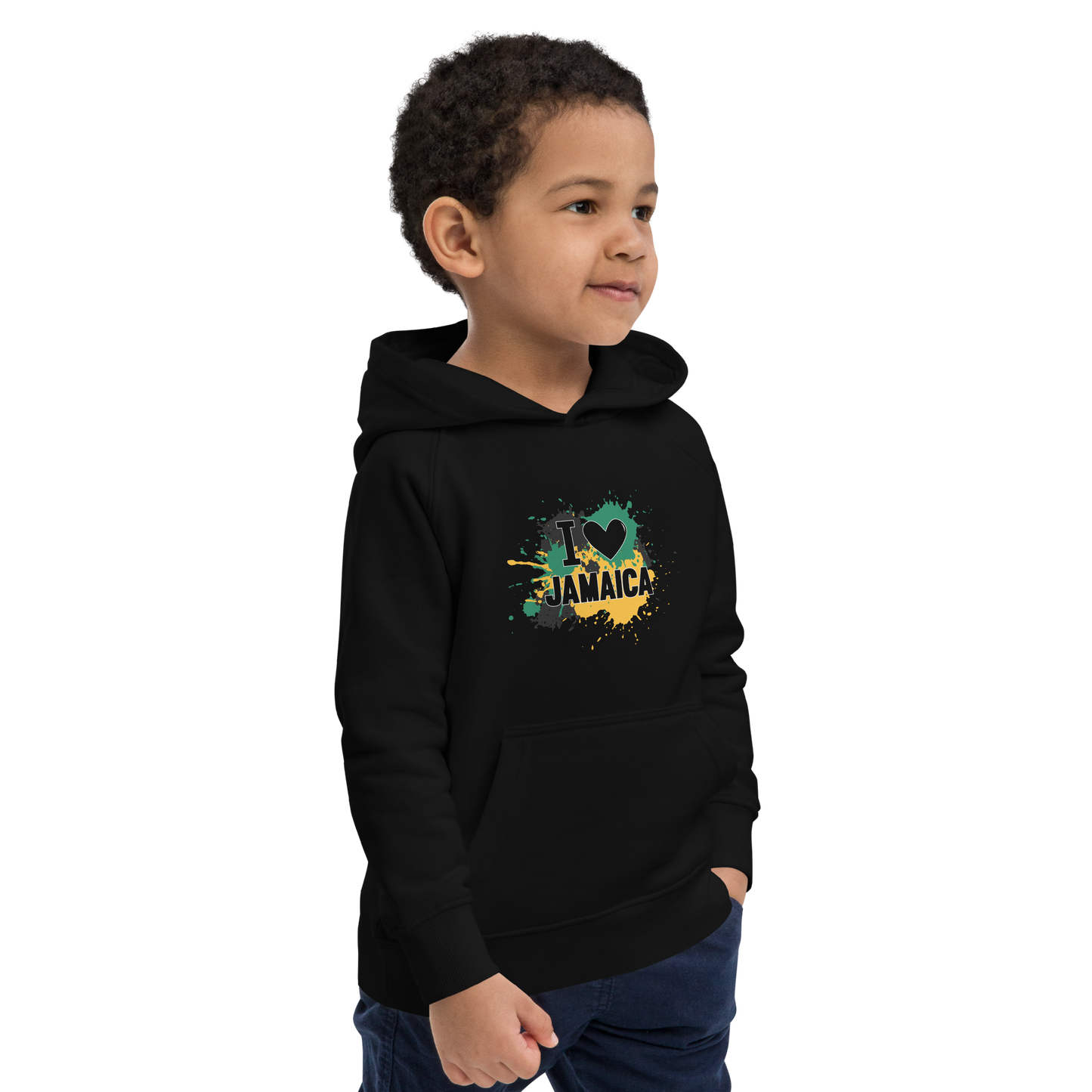 Kids eco "I <3 Jamaica" hoodie