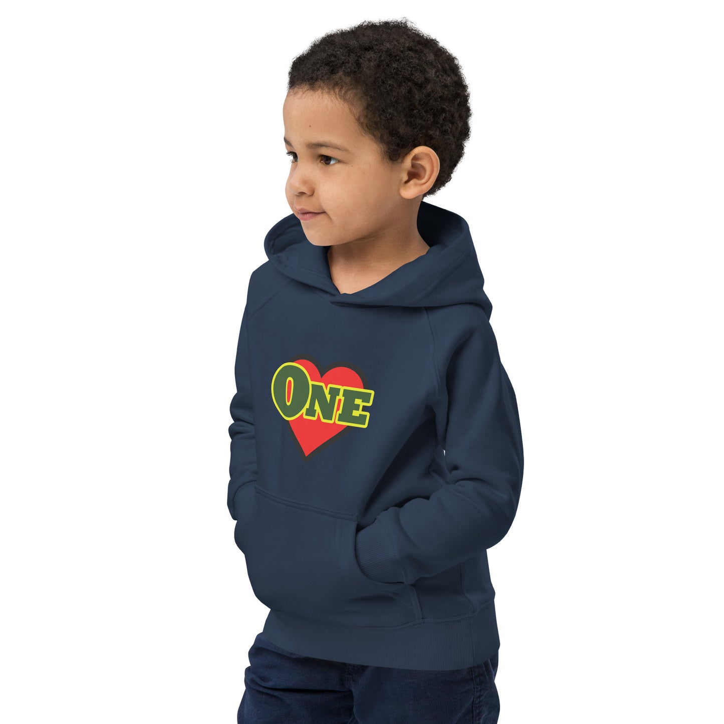 Kids eco "One Love" hoodie