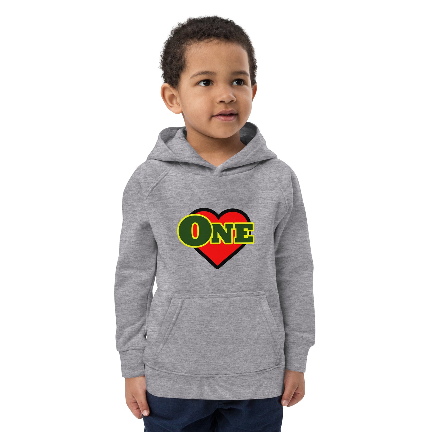 Kids eco "One Love" hoodie