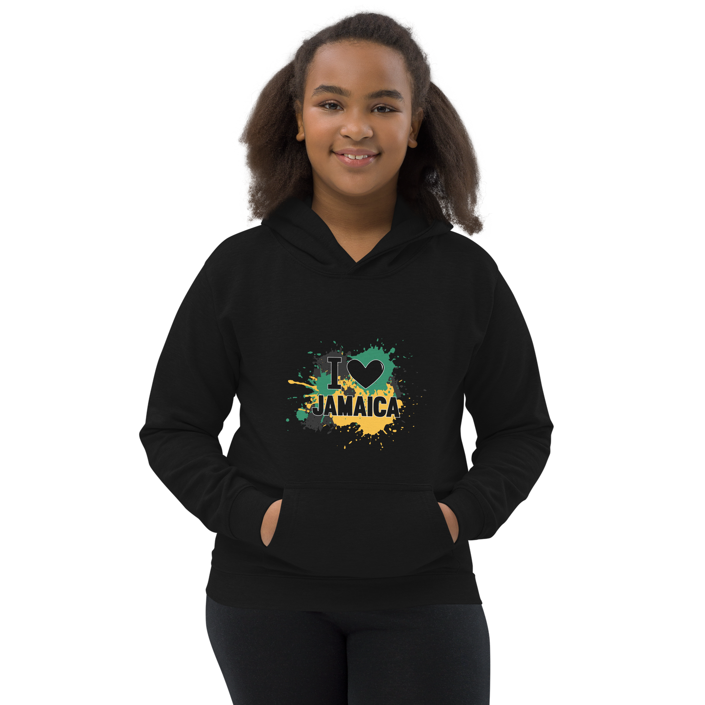 Youth unisex "I <3 Jamaica" Hoodie