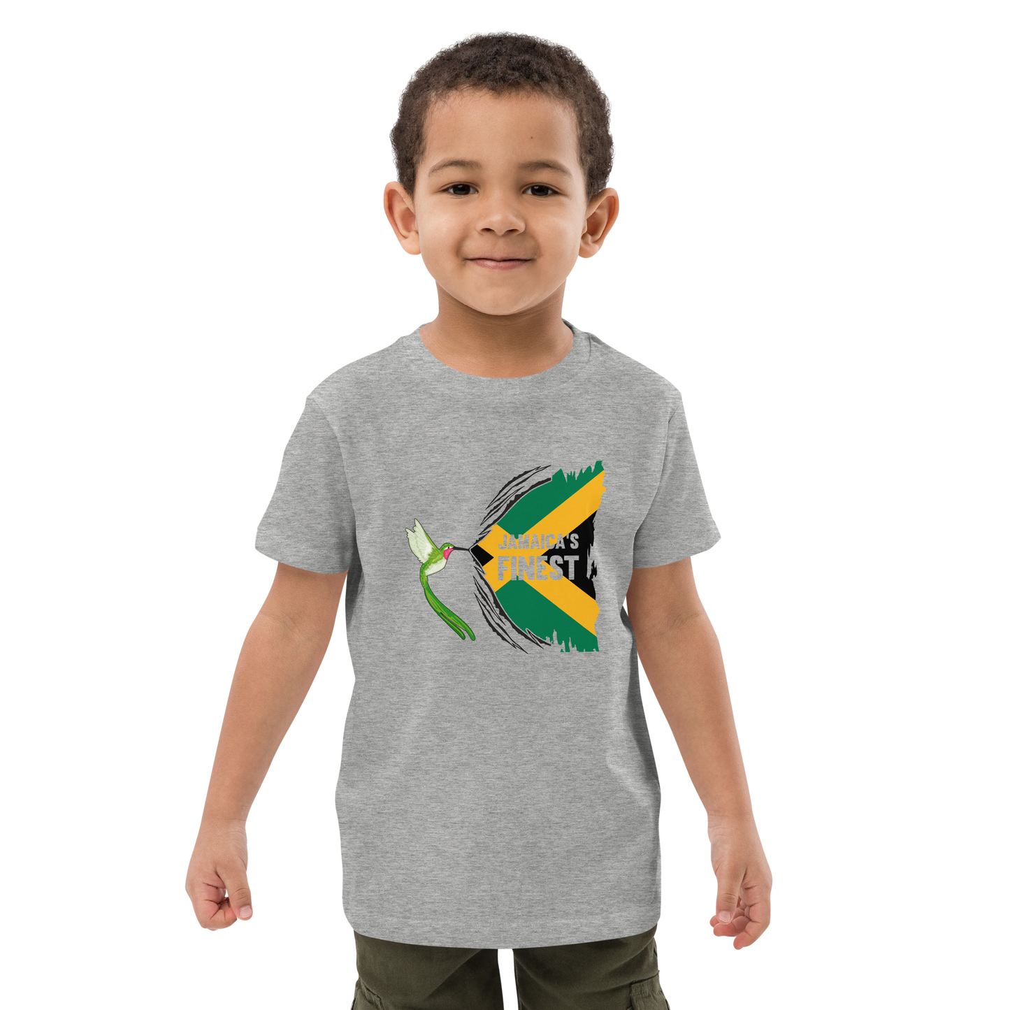 Organic cotton kids "Jamaica's finest" t-shirt