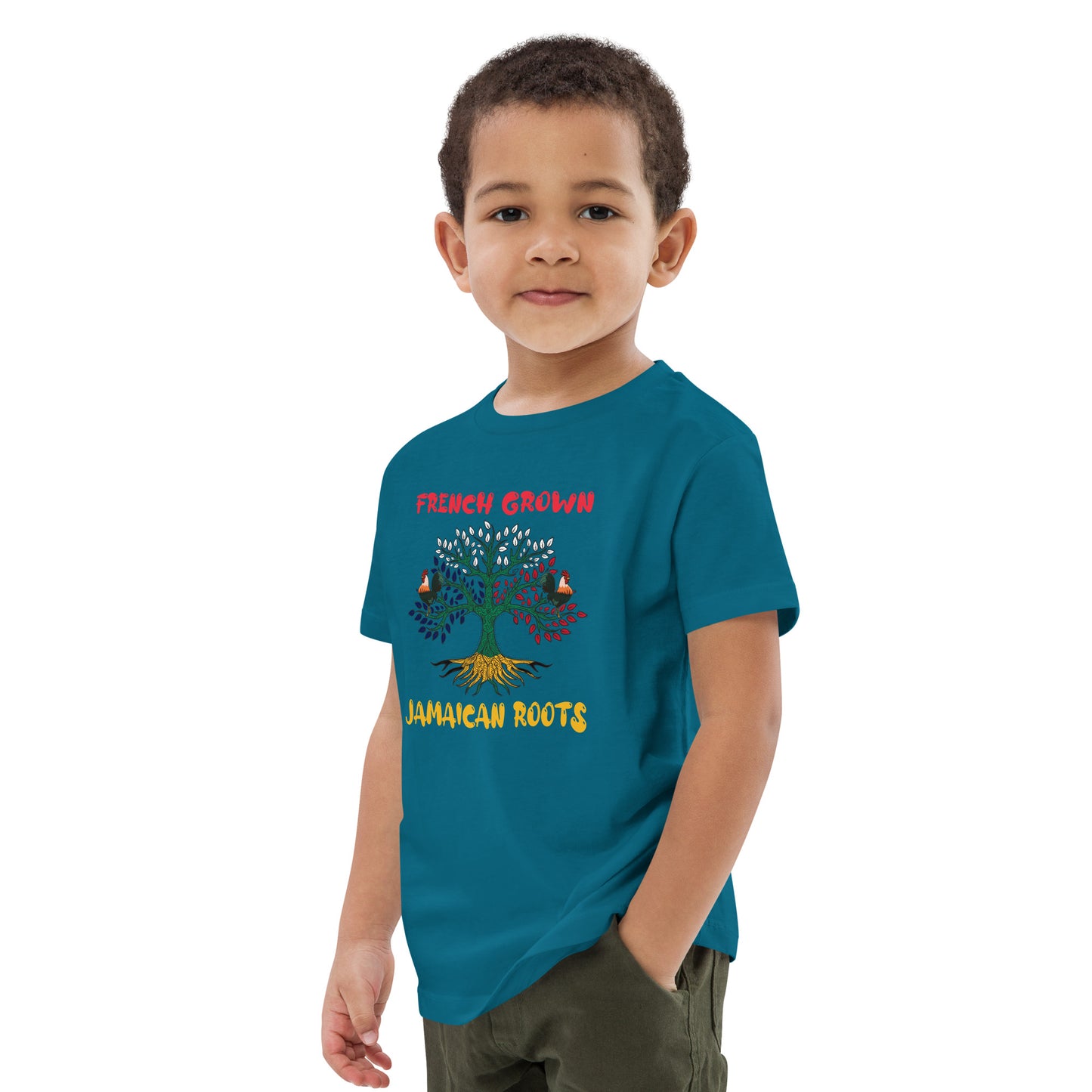 Organic cotton kids "French Grown" t-shirt