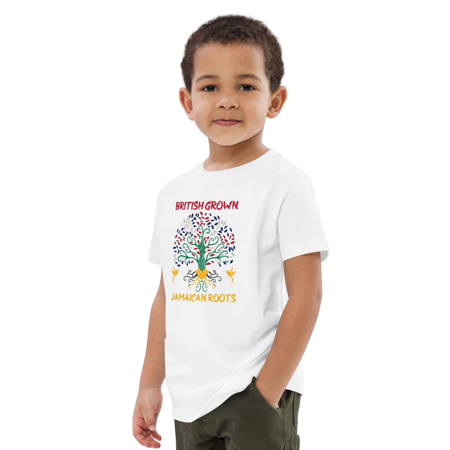 Organic cotton kids "British Grown" t-shirt