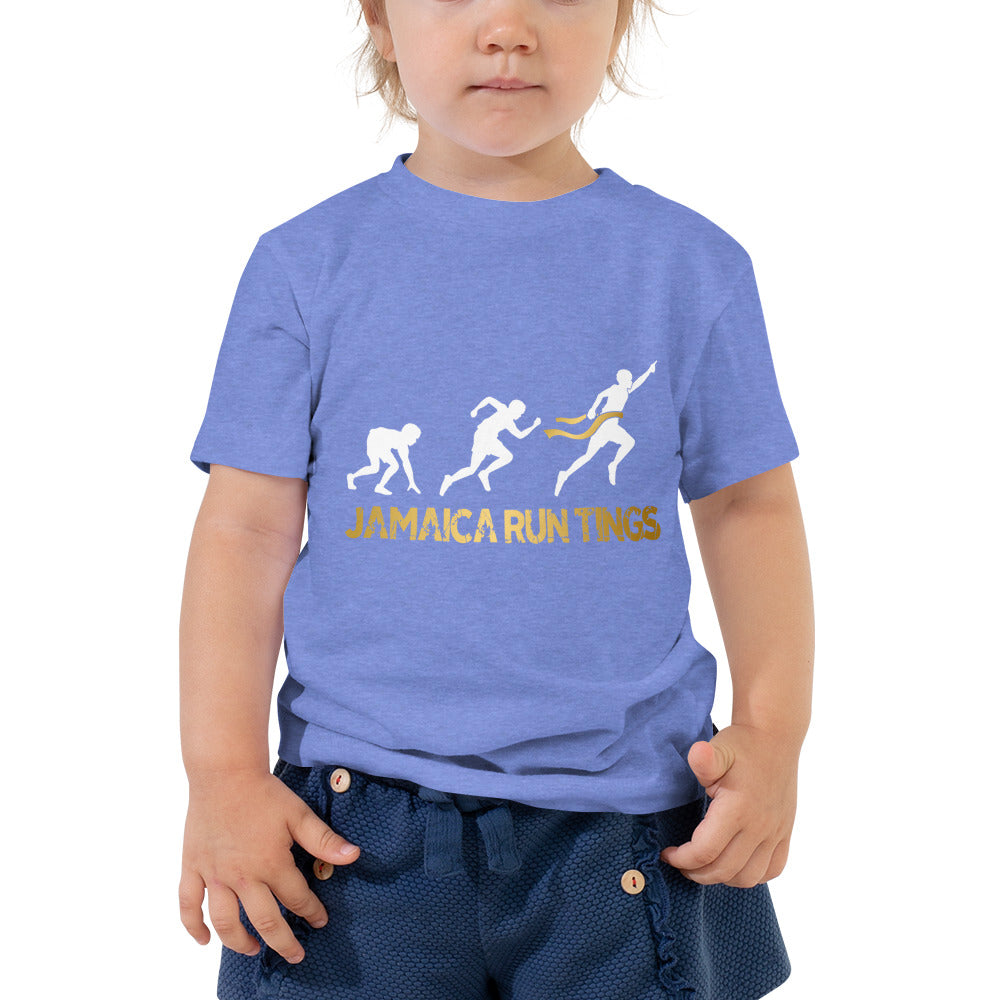 Toddler Short Sleeve Jamaica Run Tings Tee
