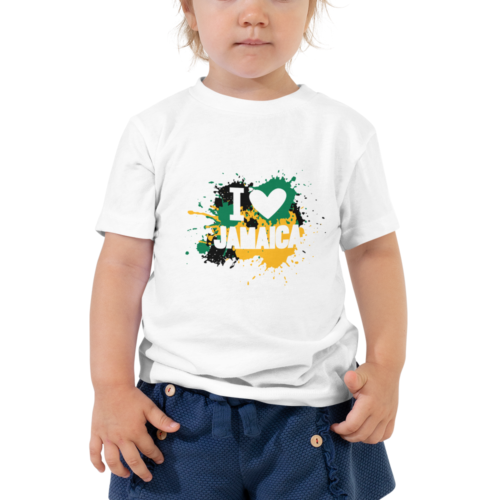 Toddler Short Sleeve "I <3 Jamaica" Tee