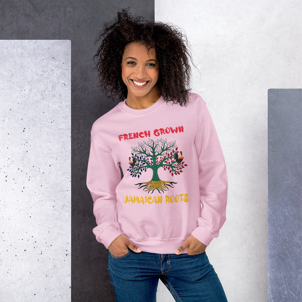 Unisex Premium "French Grown, Jamaican Roots" Sweatshirt