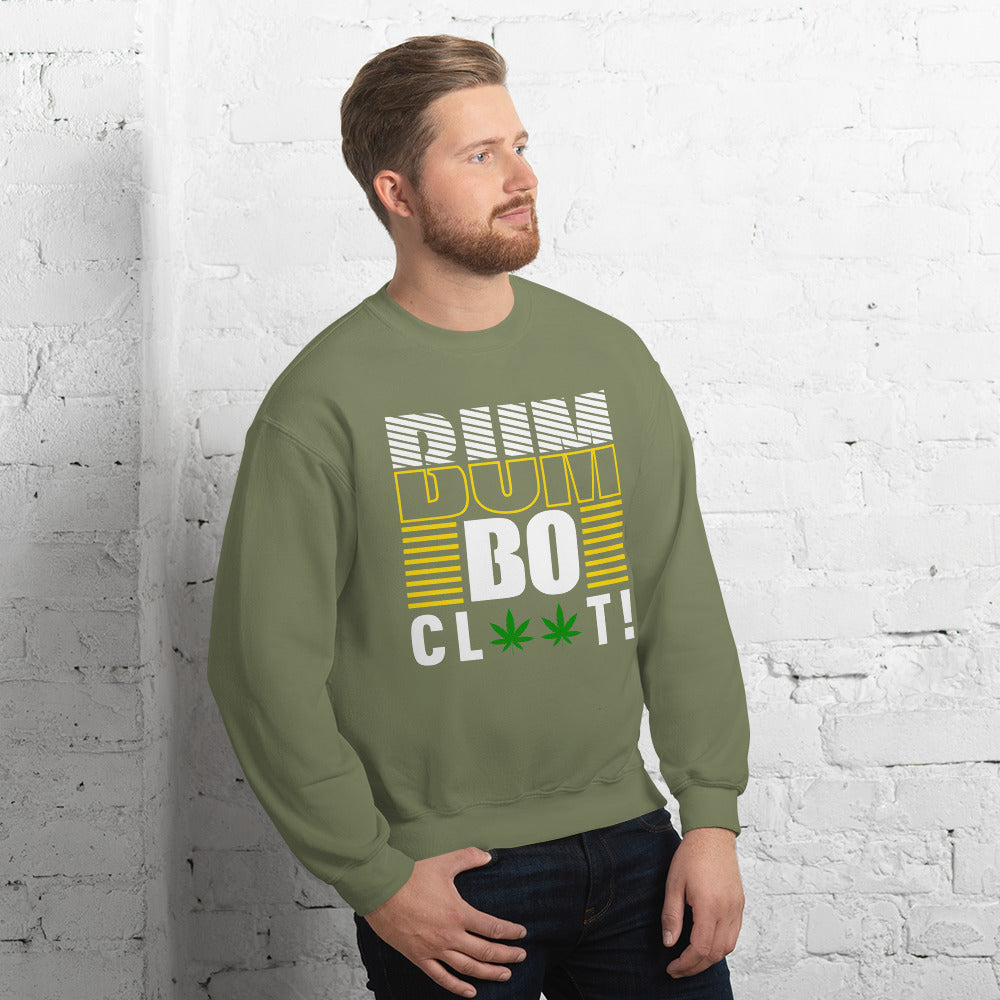 Unisex Premium "Bumboclaat" Green Sweatshirt