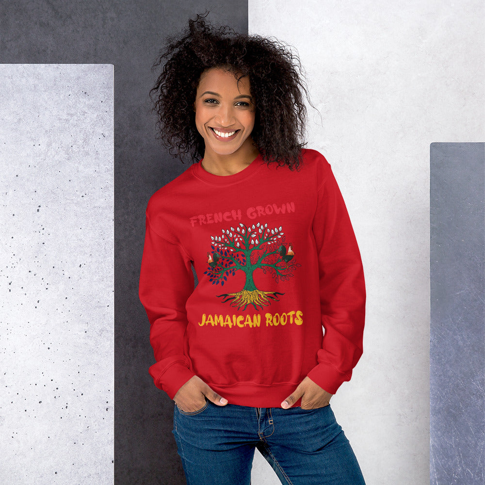 Unisex Premium "French Grown, Jamaican Roots" Sweatshirt
