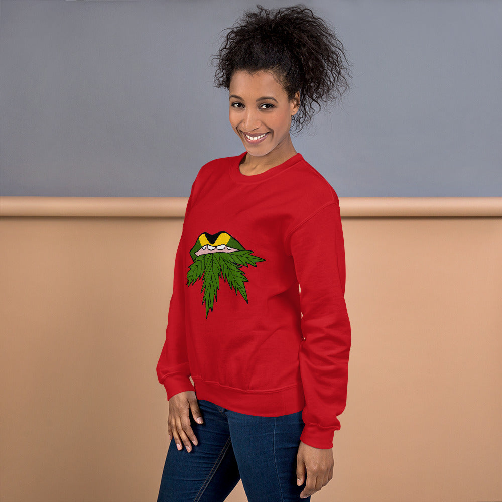 Weed Lips Unisex Sweatshirt