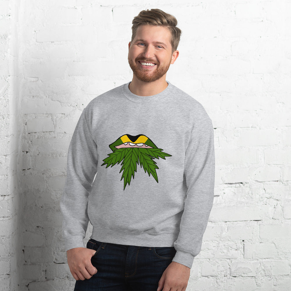 Weed Lips Unisex Sweatshirt