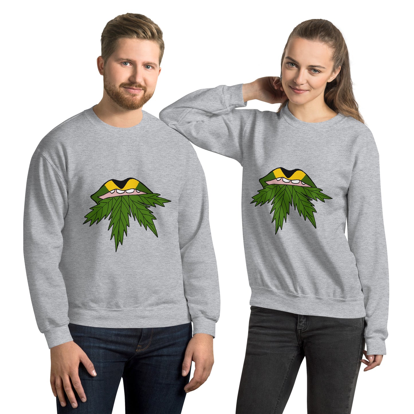 Weed Lips Unisex Sweatshirt