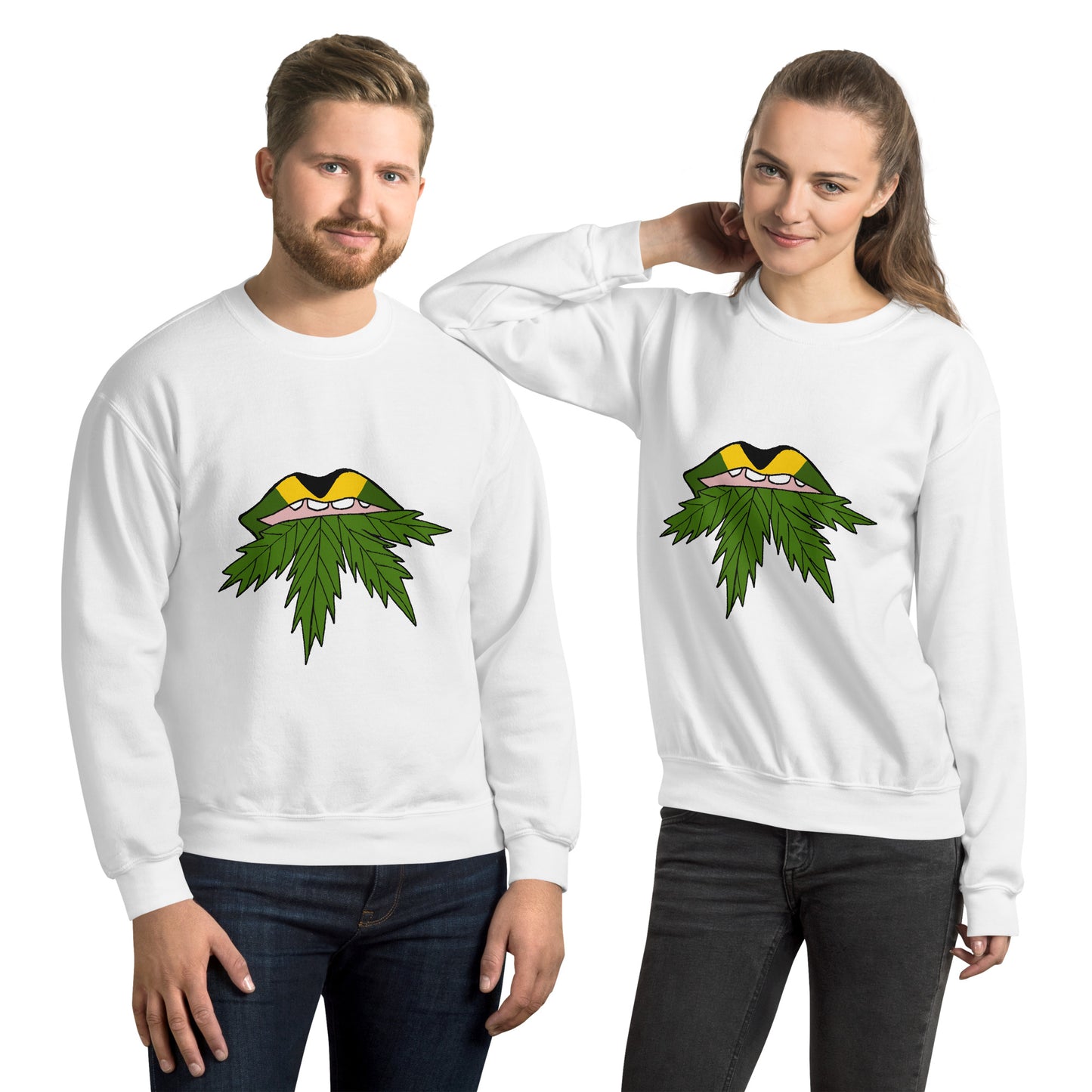 Weed Lips Unisex Sweatshirt
