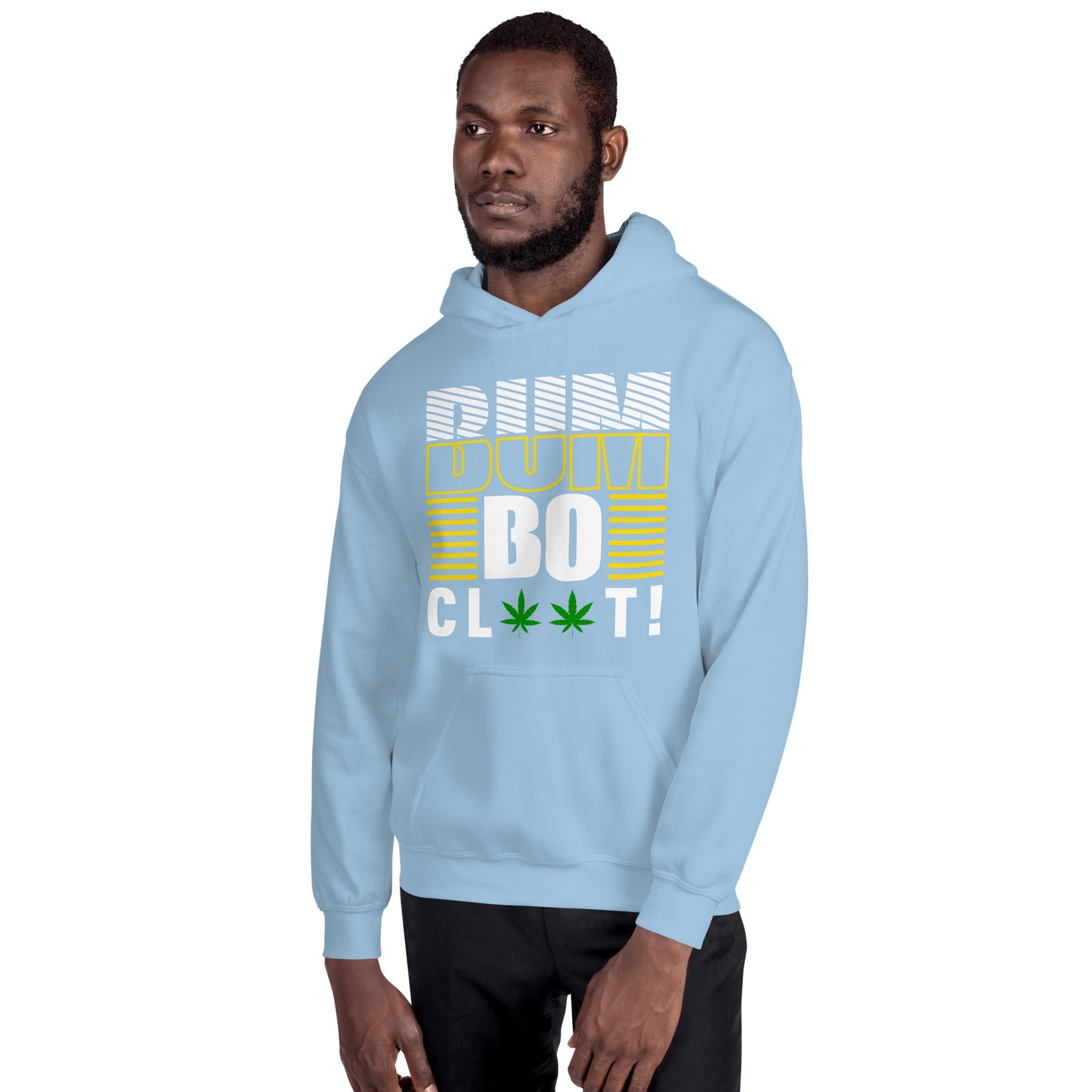 Sweat à capuche unisexe « Bumboclaat » (Vert)