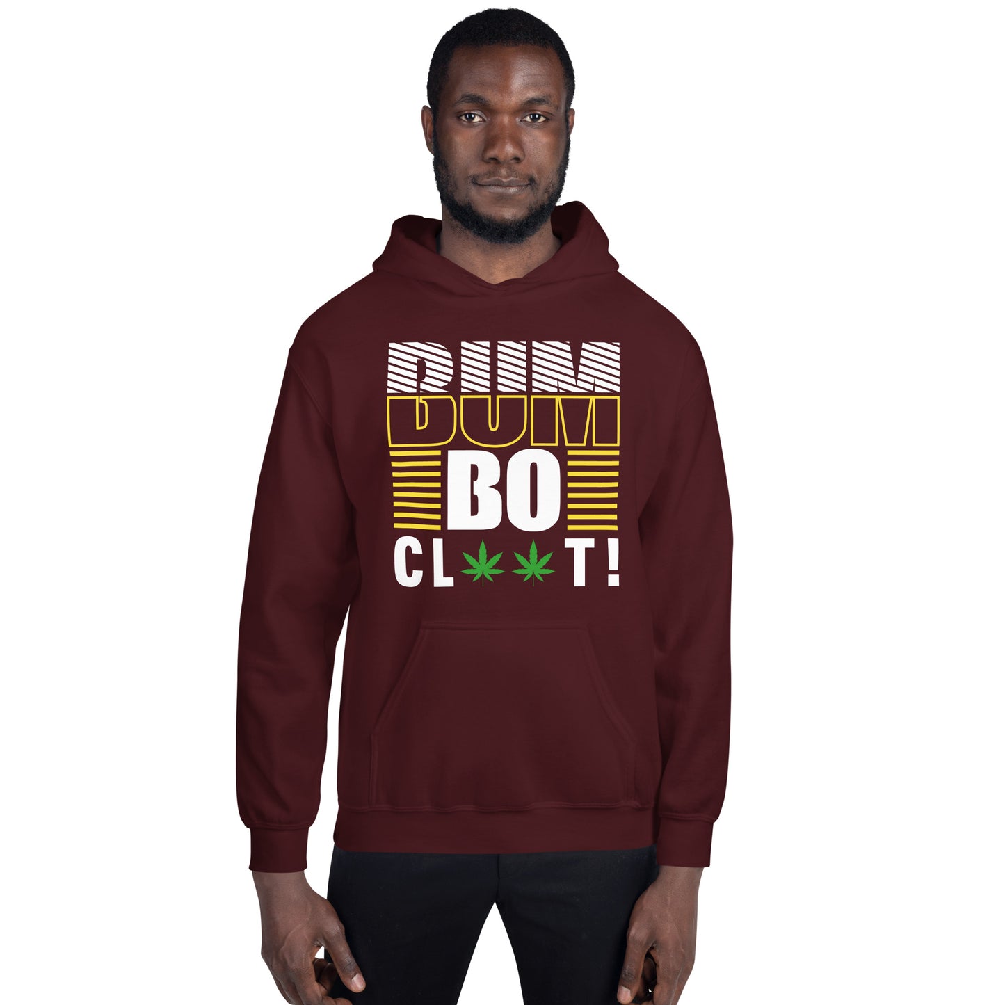 Sweat à capuche unisexe « Bumboclaat » (Vert)