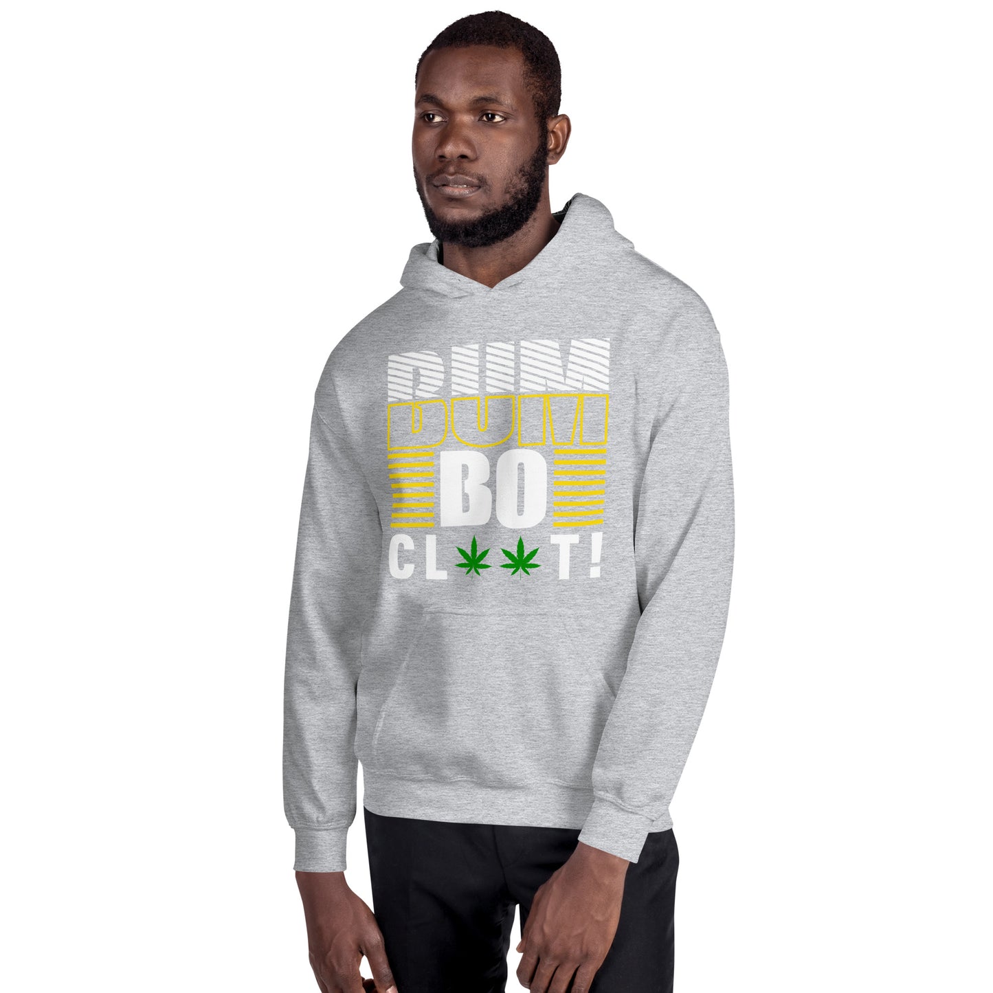 Sweat à capuche unisexe « Bumboclaat » (Vert)