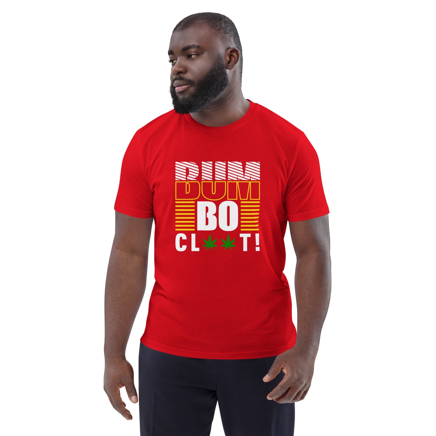 Bumboclaat Jamaican Unisex organic cotton t-shirt (Green)