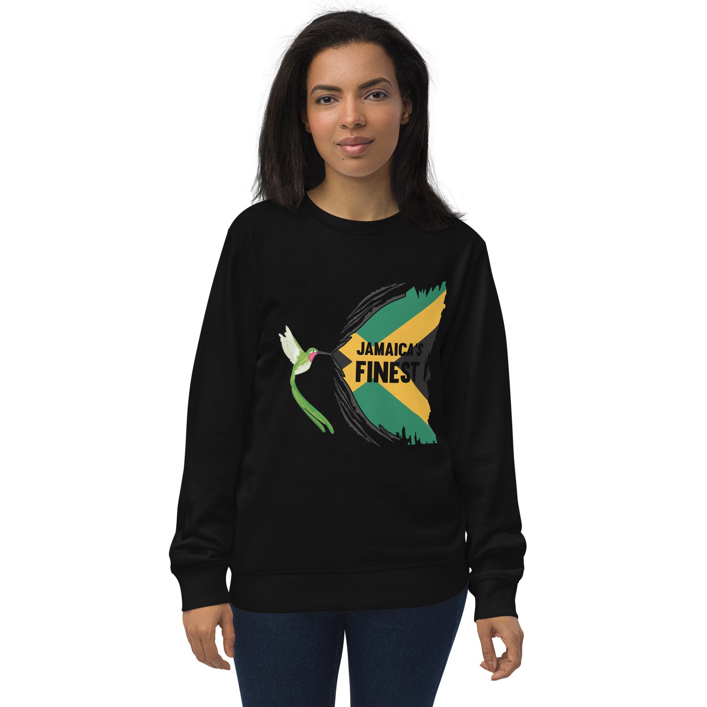 Unisex organic "Jamaica's Finest" sweatshirt