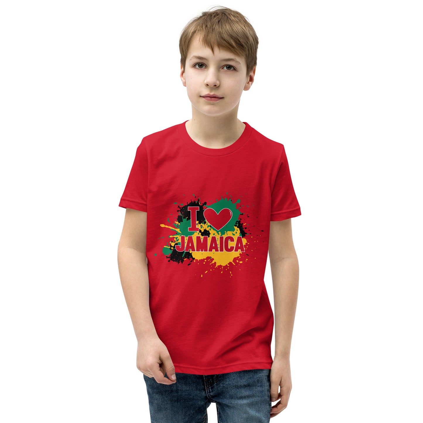 Youth Short Sleeve "I <3 Jamaica" T-Shirt