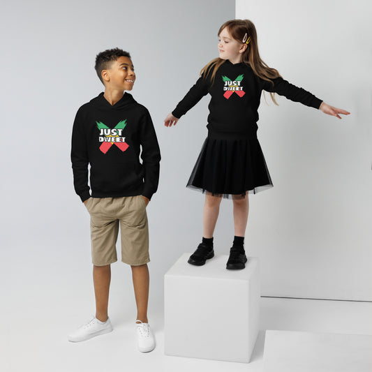 Kids eco "Just Dweet" hoodie