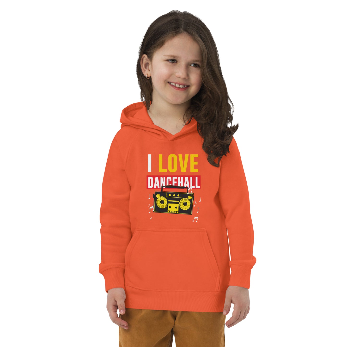 Kids eco "I love Dancehall" hoodie