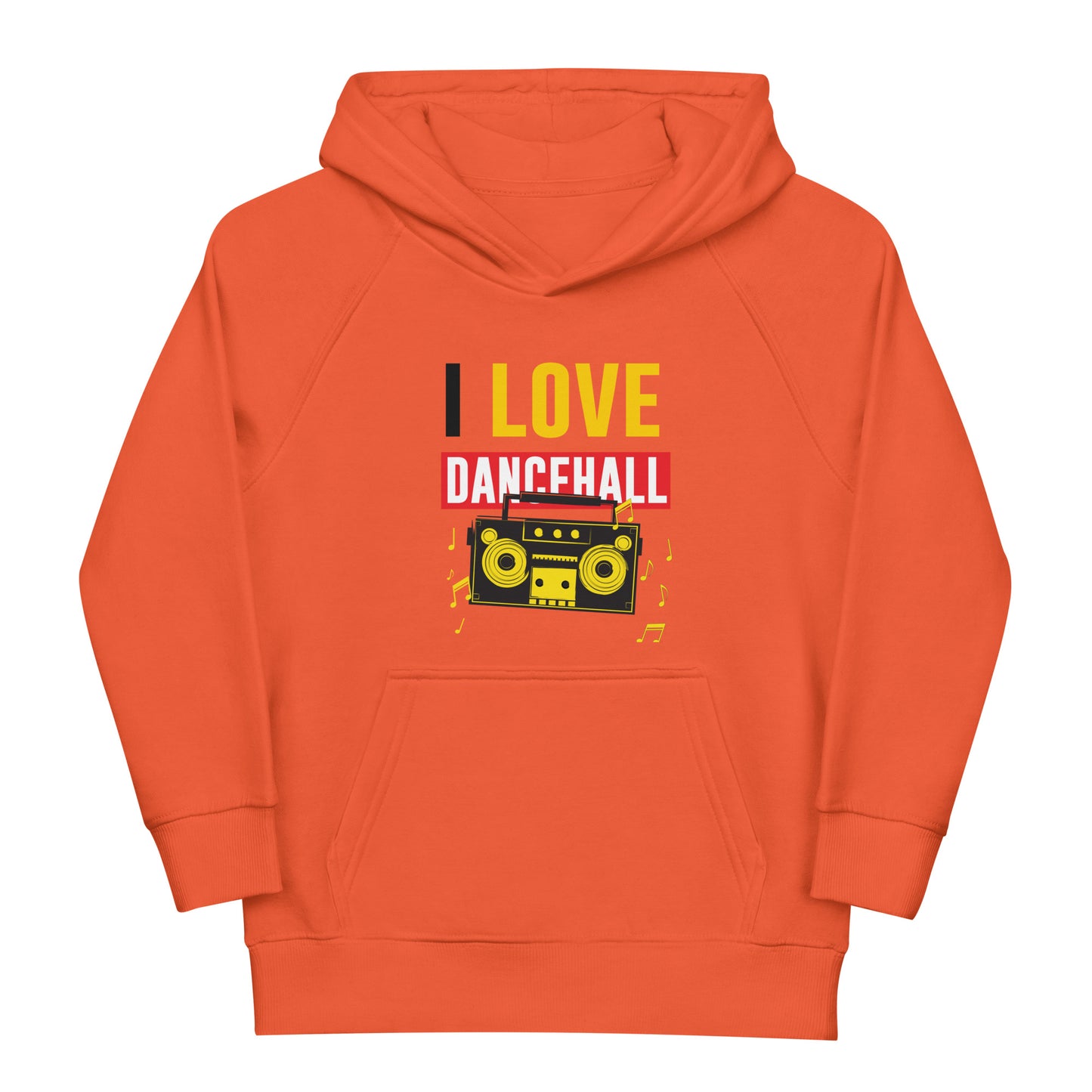 Kids eco "I love Dancehall" hoodie