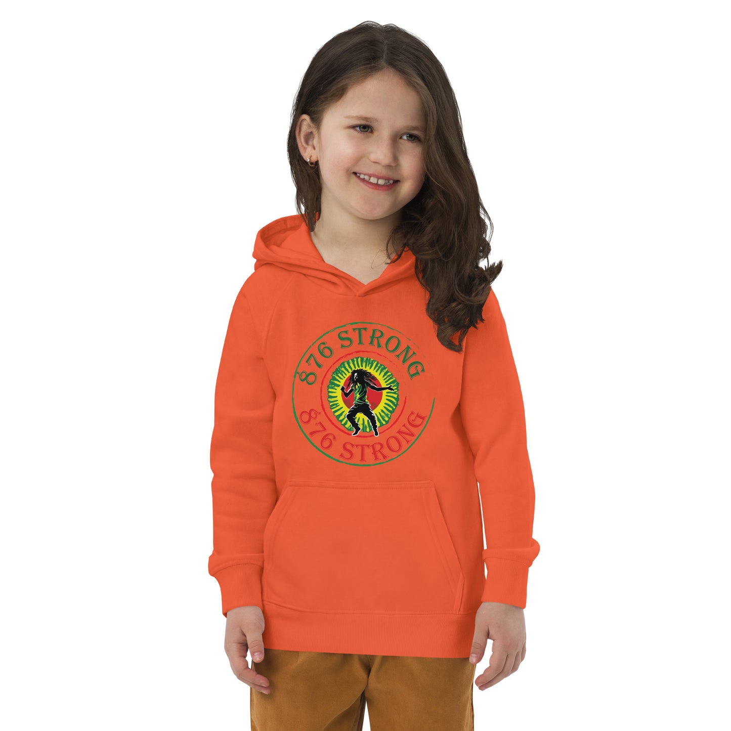 Sweat à capuche éco "876 Strong" pour enfants