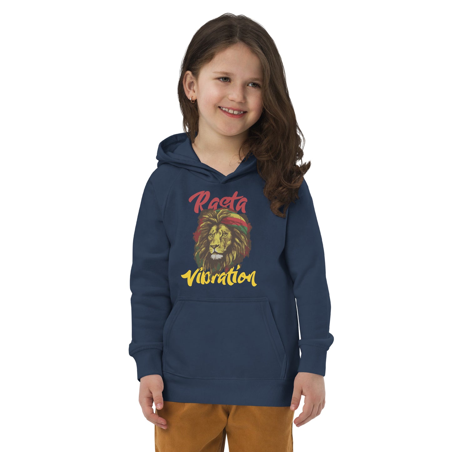 Eco-hoodie "Rasta Vibration" voor kinderen