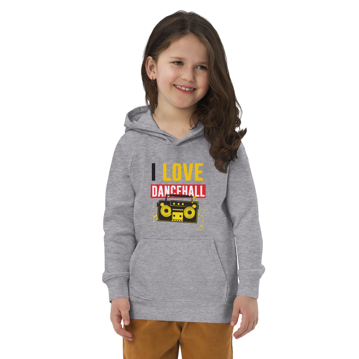 Kids eco "I love Dancehall" hoodie