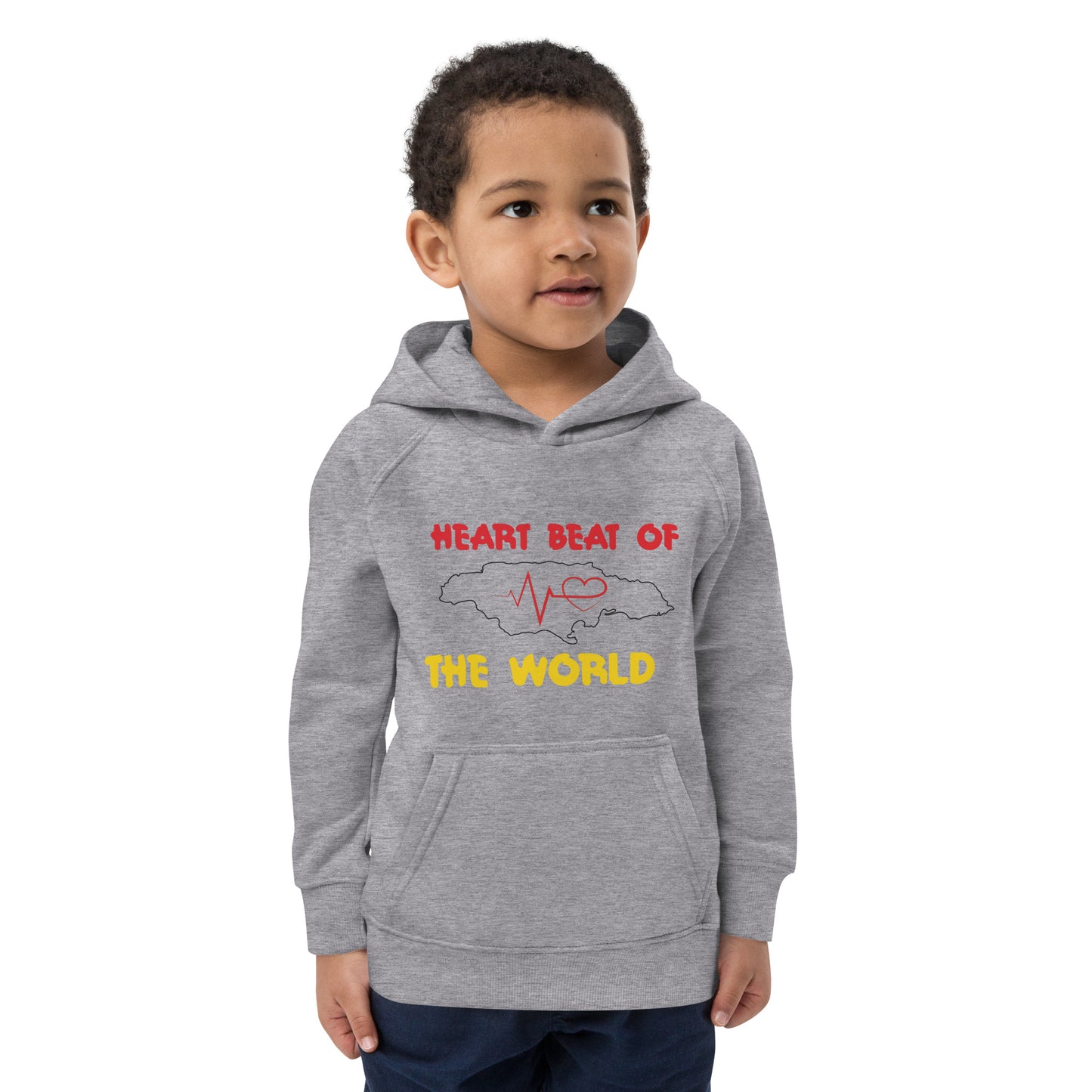 Kids eco "Heartbeat" hoodie