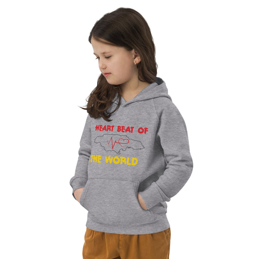 Eco-hoodie "Heartbeat" voor kinderen