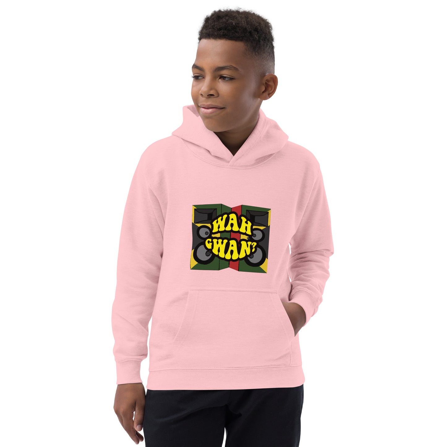 Jeugdhoodie "Wah Gwan".